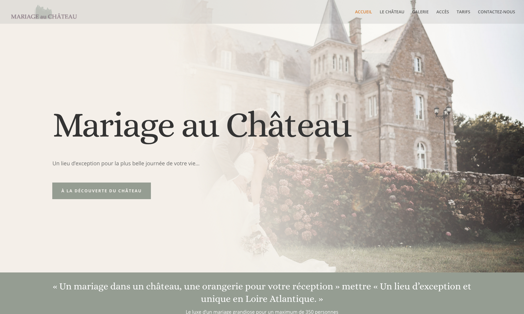 Mariage au château